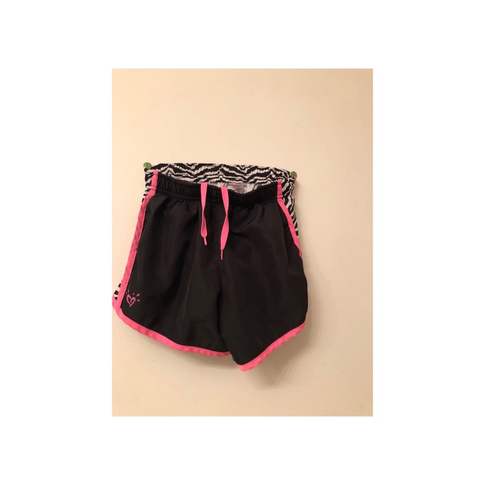 Justice girls gym shorts